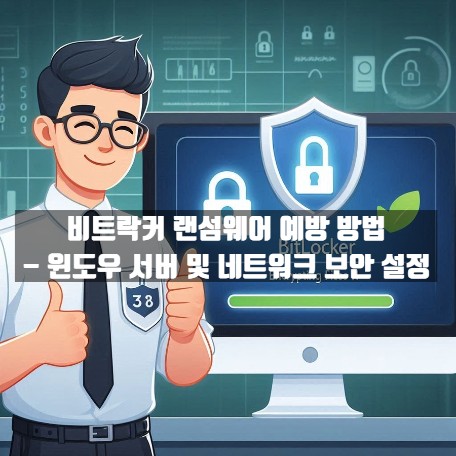 효과적인 비트락커 랜섬웨어 예방 방법 — 서버·네트워크 보안 설정 복구 자료 1