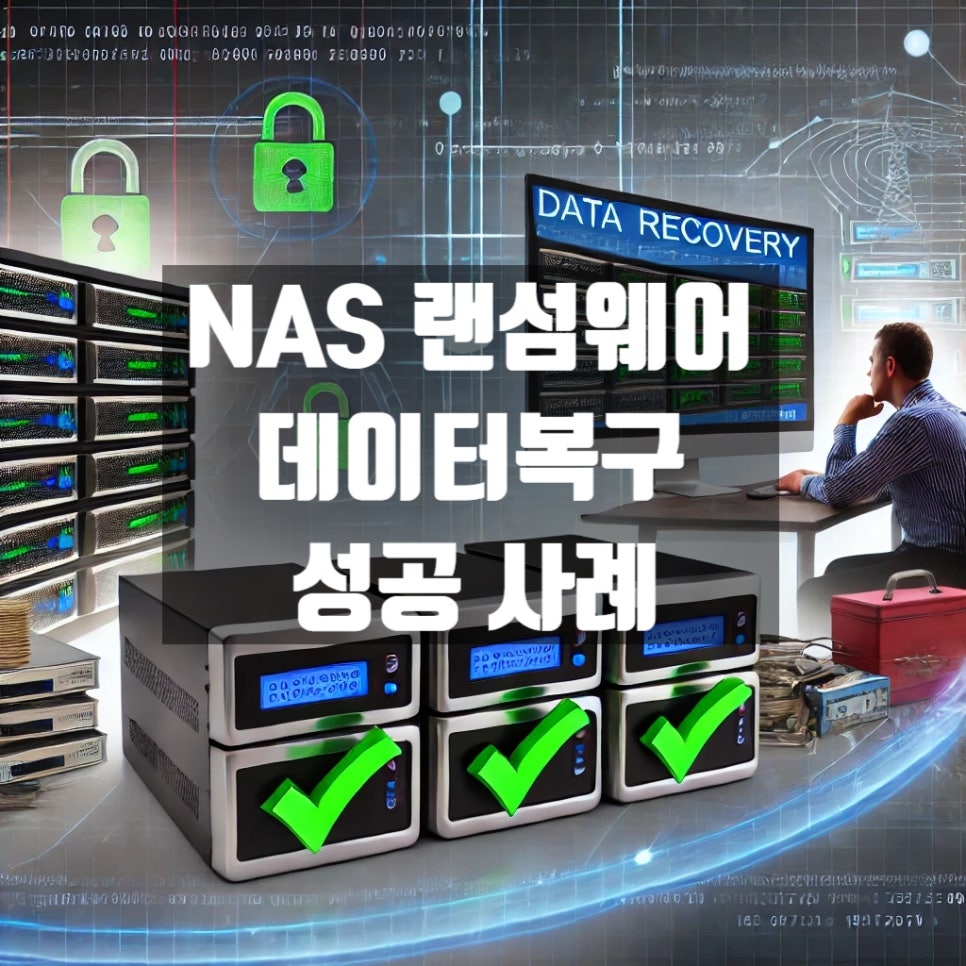 랜섬웨어에 감염된 NAS 데이터 완벽 복원 (시놀로지 SHR) 복구 자료 2
